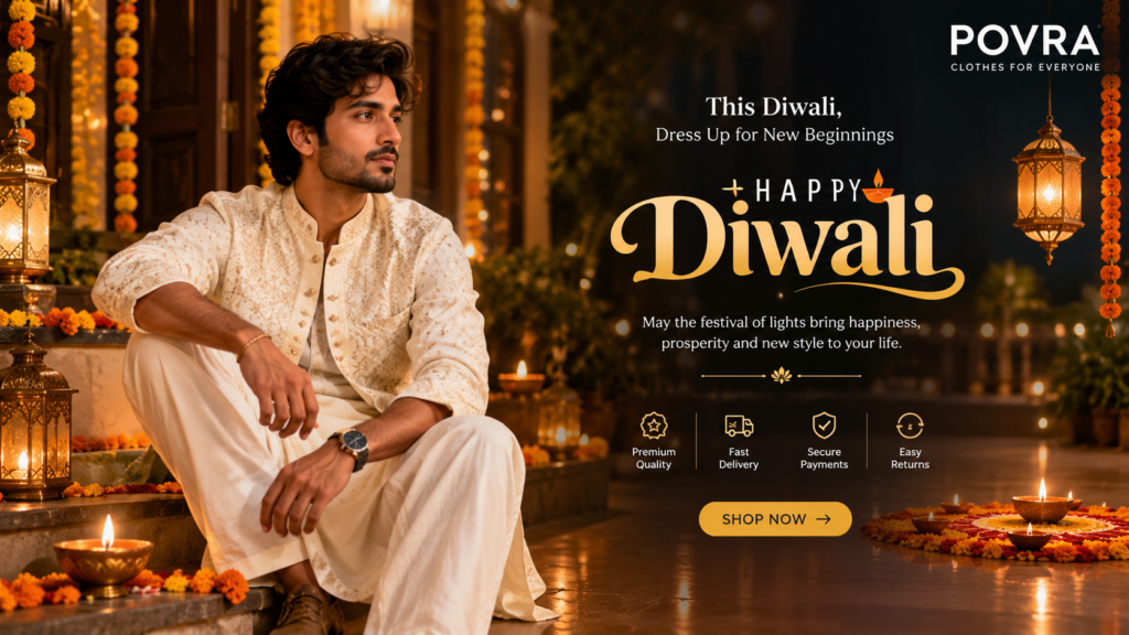 Povra Men’s Diwali Festive Collection